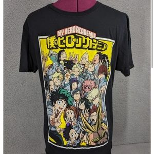 ➡️My Hero Academia Characters Tee Men’s Size Medium